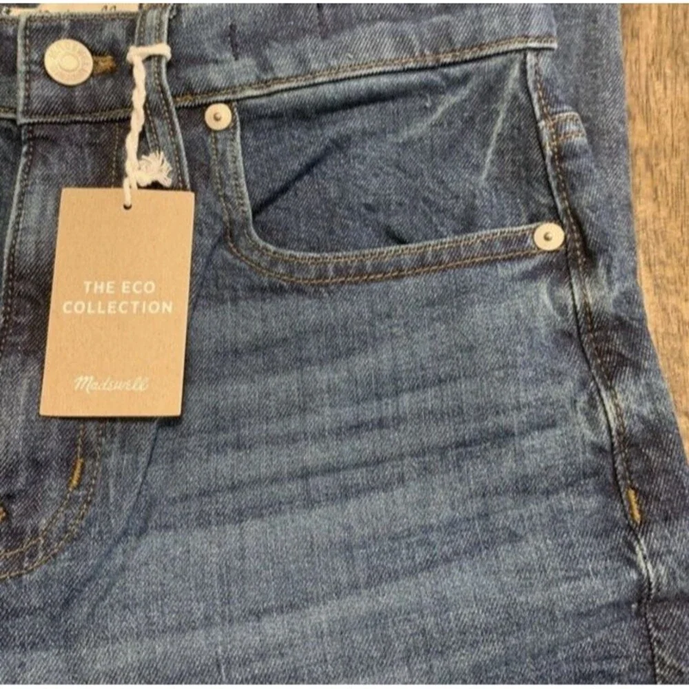 Madewell Women's Size  W 25  The High Rise Slim Boy jean Denim Jeans NWT